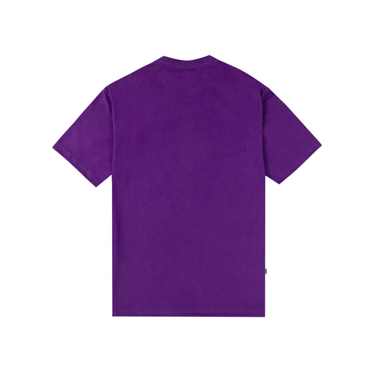 Grau T-Shirt in Purple