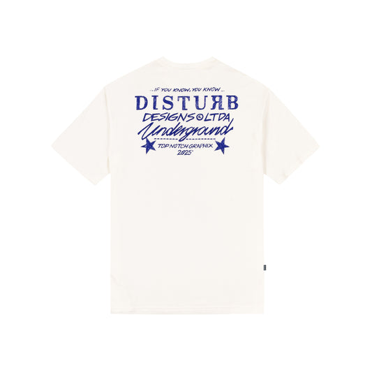 Ball Pen T-Shirt in Off-White