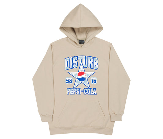 Cola Star Hoodie in Beige