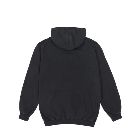 Duster Washed Hoodie in Black