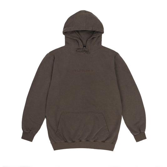 Duster Washed Hoodie in Brown