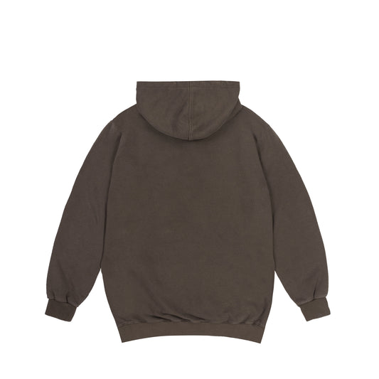 Duster Washed Hoodie in Brown