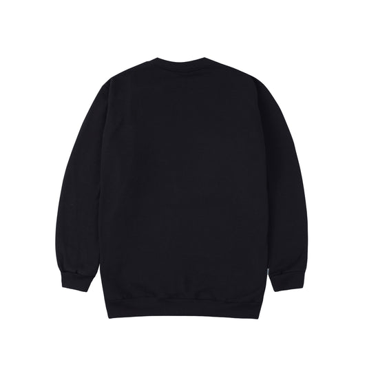 Fragments Crewneck in Black