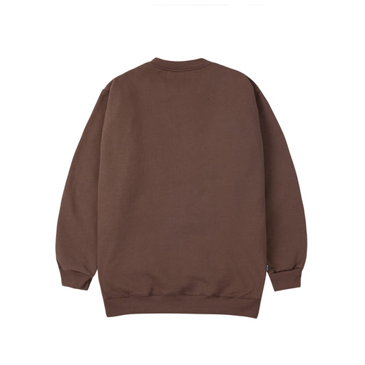 Fragments Crewneck in Brown