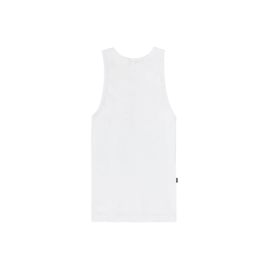 Glass Tank Top in White