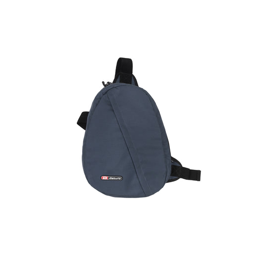 Hardware ripstop sling bag in grey