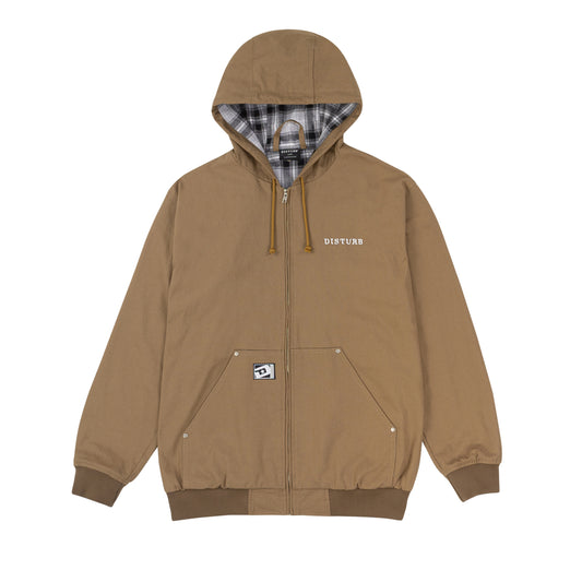 Inner Plaid Jacket in Beige