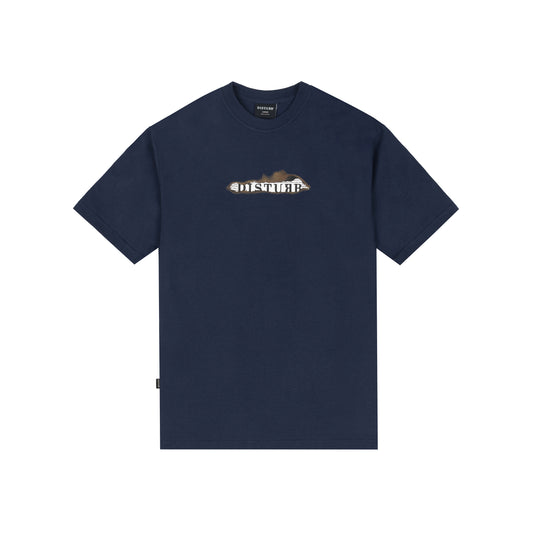 Logo News T-Shirt in Navy