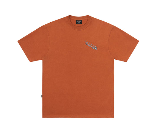 Safety Pin T-Shirt In Orange