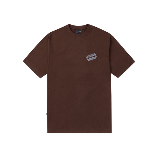 Razorblade T-Shirt in Brown