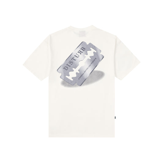 Razorblade T-Shirt in Off-White