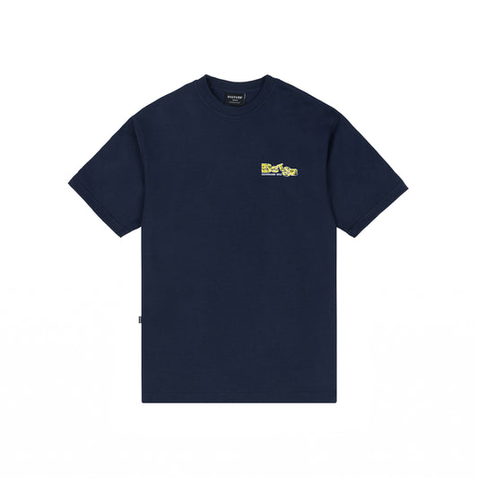Snakeskin Tee in Navy