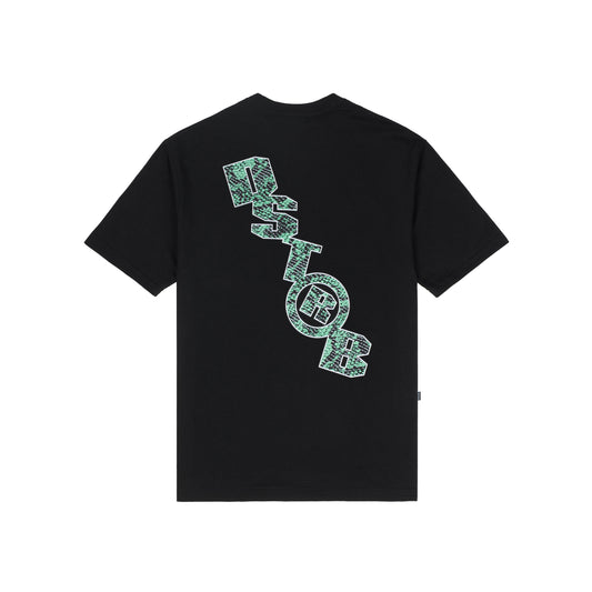 Snakeskin Tee in Black