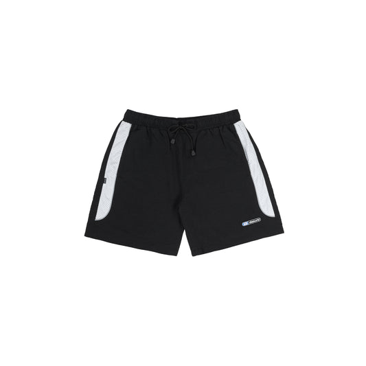 Sparrow nylon shorts in black
