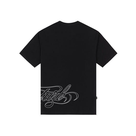 T-Shirt Script Preta