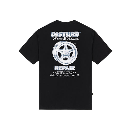 T-Shirt Tires&Rims Preta