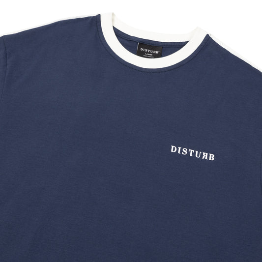 T-shirt Logo Shoulder Line Azul Marinho