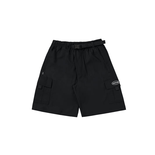 Tactical Cargo Shorts in Black