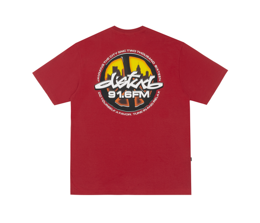 Tune in Tee in Red