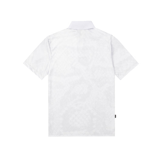 Viper Zip Polo in White