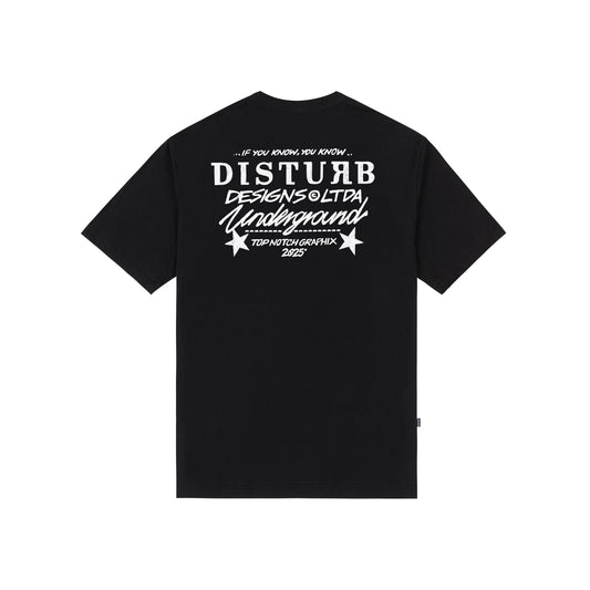 Ball Pen T-Shirt in Black