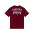 Ball Pen T-Shirt in Burgundy