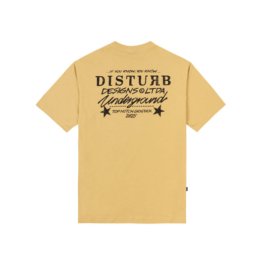 Ball Pen T-Shirt in Beige
