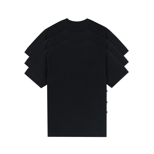 3 Blank Tees Pack in Black