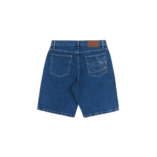 Blackzone Denim Shorts in Blue