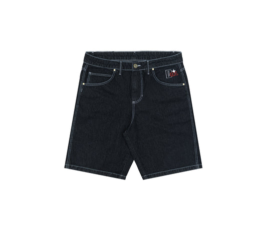 Bootleggaz Denim Shorts In Black