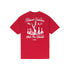 Chess over checkers tee in red