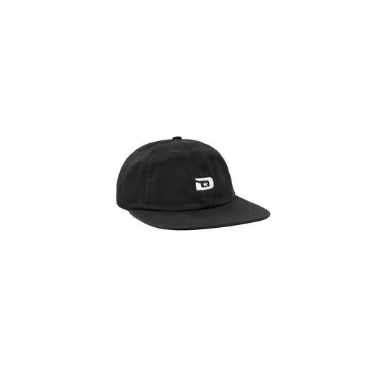 DStar 6-Panel Hat in Black