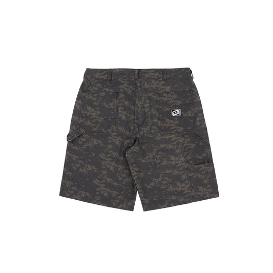 Digital Camo Shorts Preto