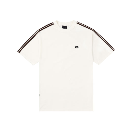 D Stripes T-Shirt in Off-White