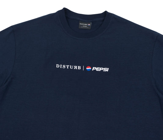 Disturb x Pepsi Tee in Navy