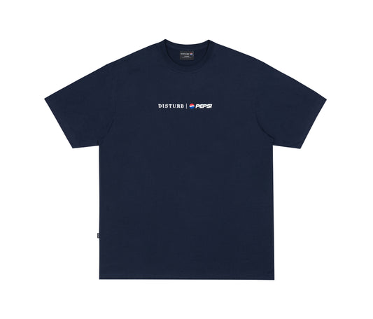 Disturb x Pepsi Tee in Navy