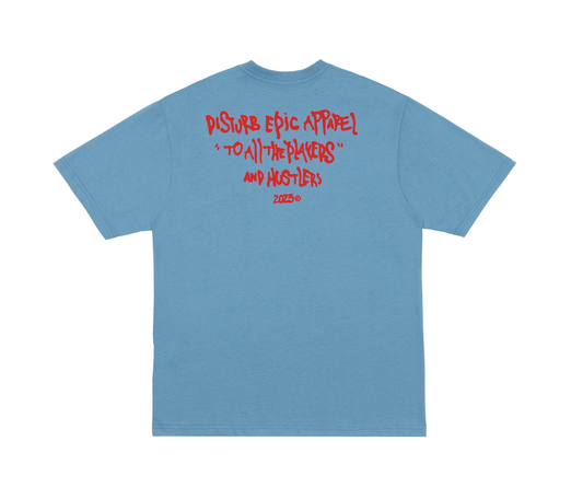 Disturbkast Tee in Light Blue