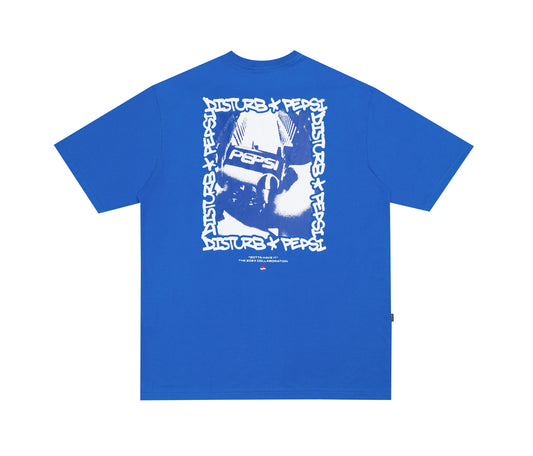 Drinking City Tee in Blue