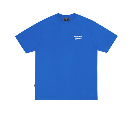 Drinking City Tee in Blue