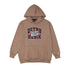 Sticker Hoodie in Beige