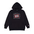 Sticker Hoodie in Black