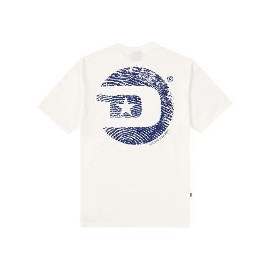 Fingerprint T-Shirt in Off-White
