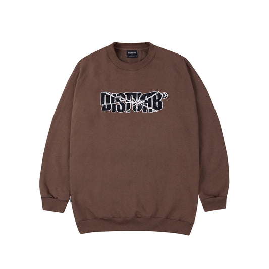 Fragments Crewneck in Brown