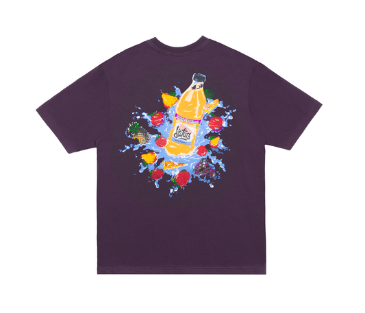 Fruits Splash Tee in Purple