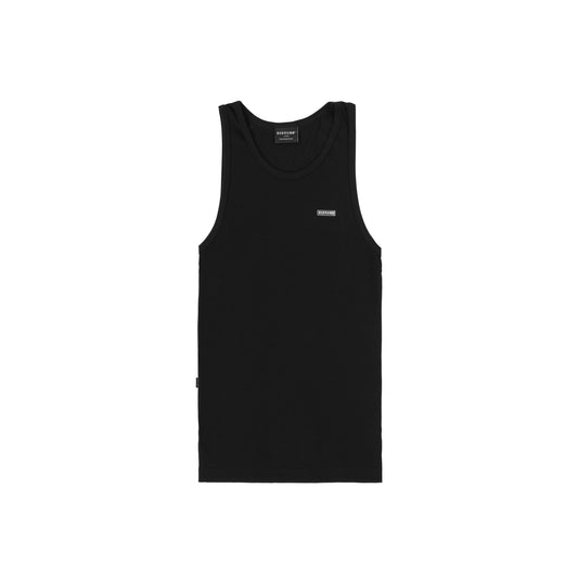 Glass Tank Top in Black