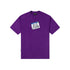 Grau T-Shirt in Purple