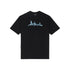 Liquid Chrome Tee in Black