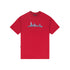 Liquid Chrome Tee in Red