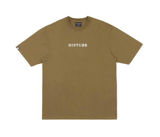 Logo Tee in Beige