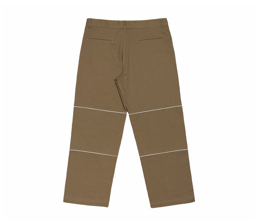 Minimal Twill Pants in Brown